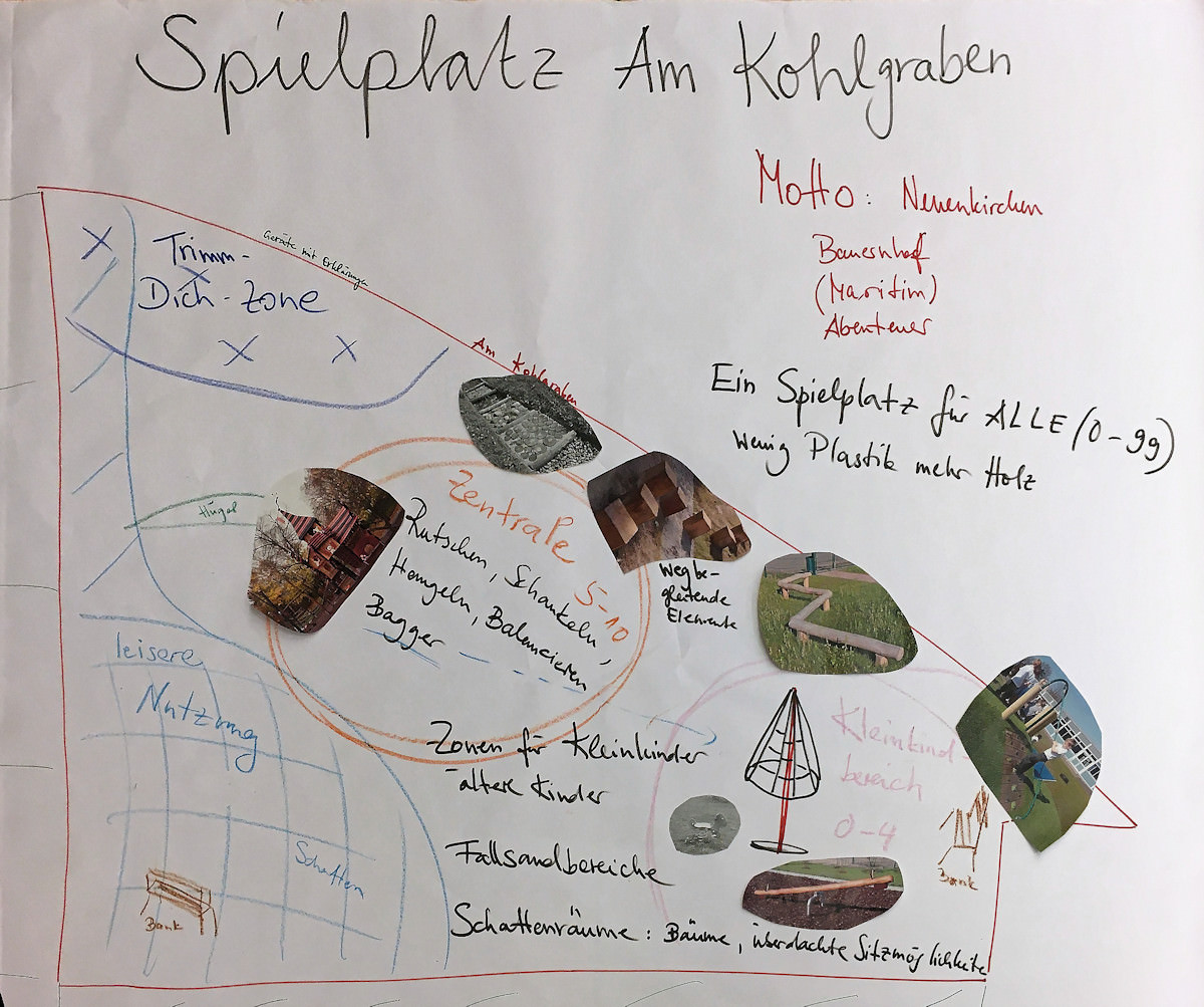spielplatz entwurf