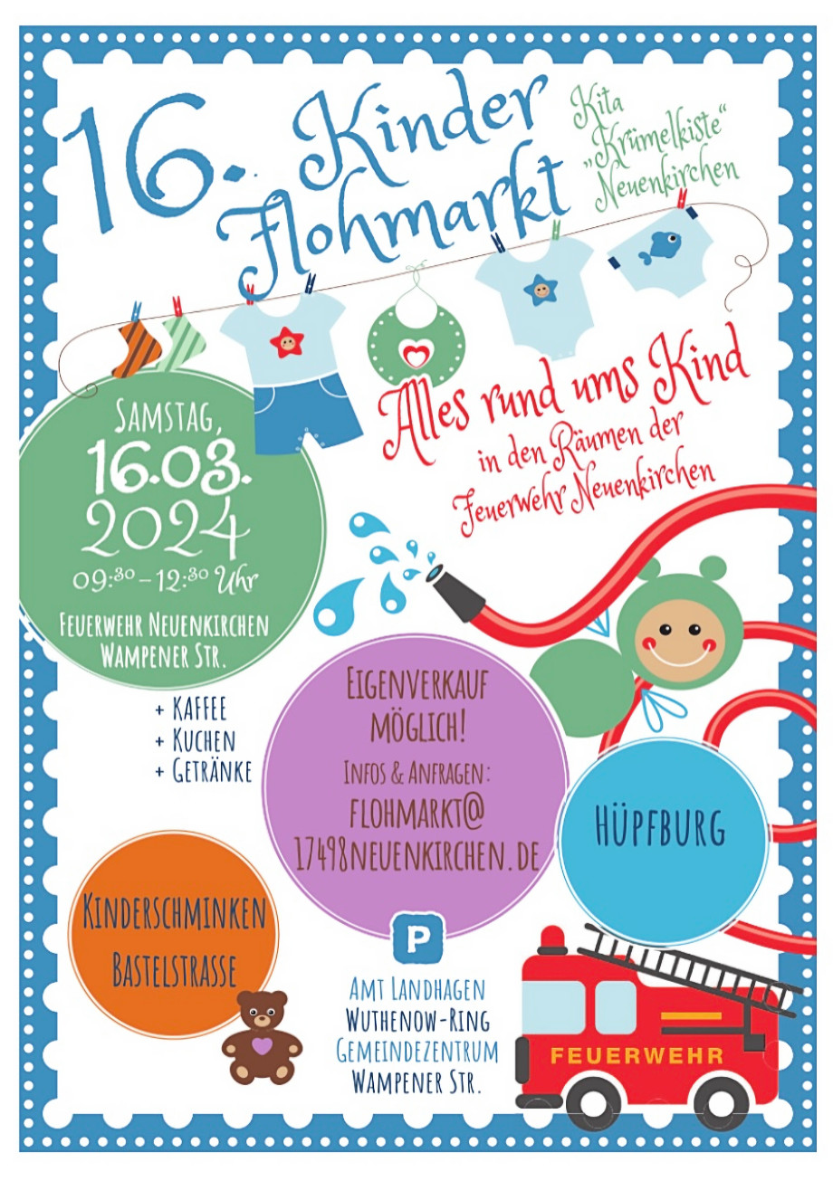 flyer kita 14 flohmarkt