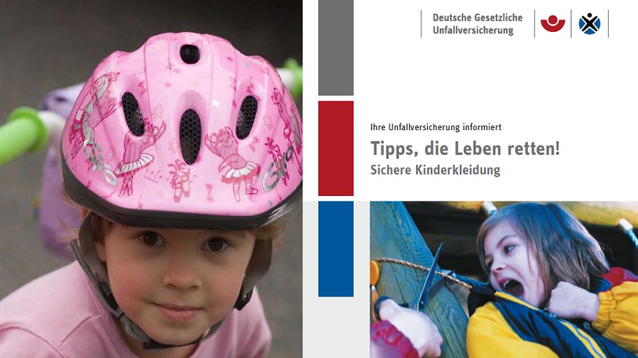 Sichere Kinderkleidung, Quelle: www.dguv.de