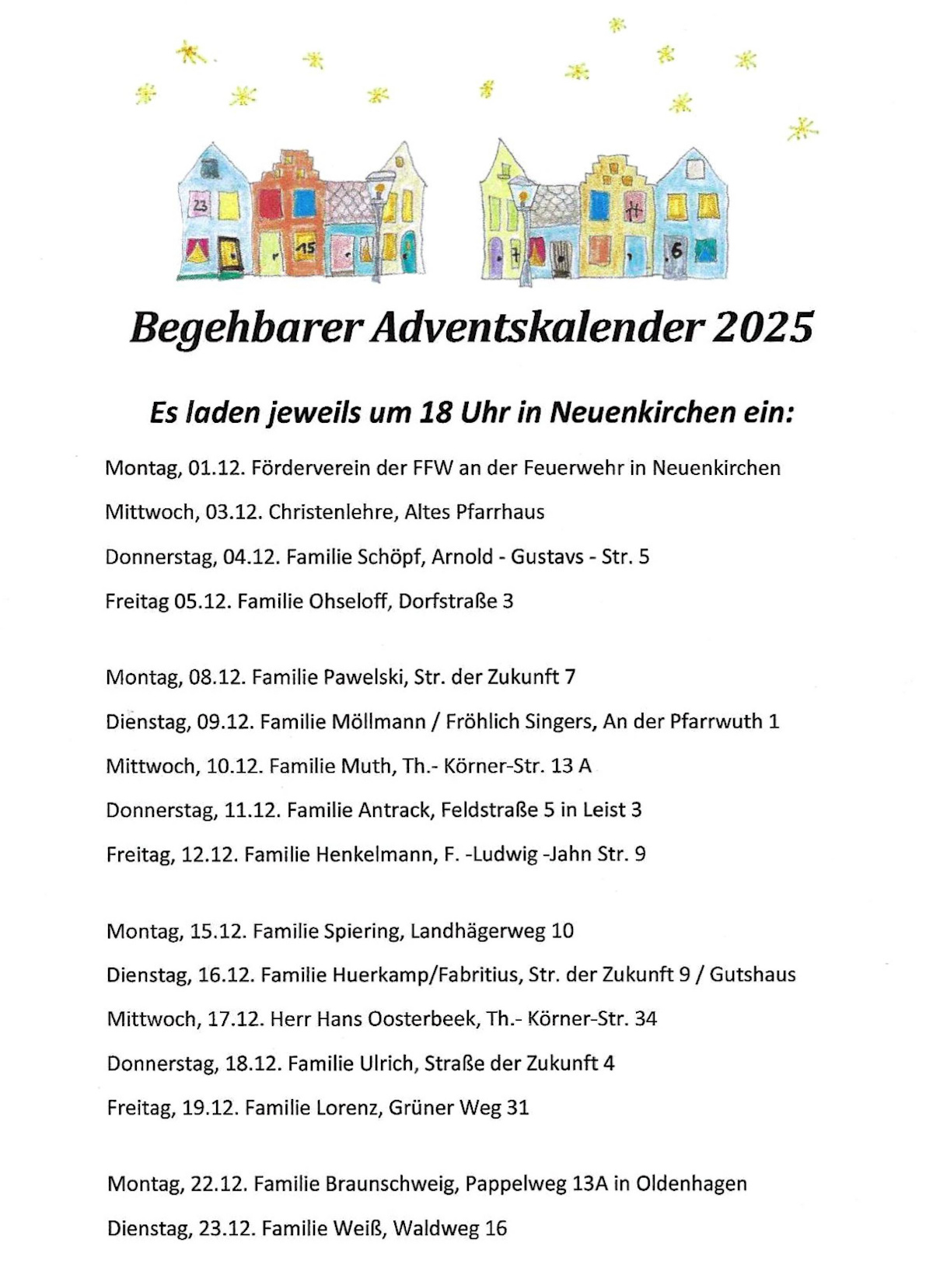 Adventskalender 2025