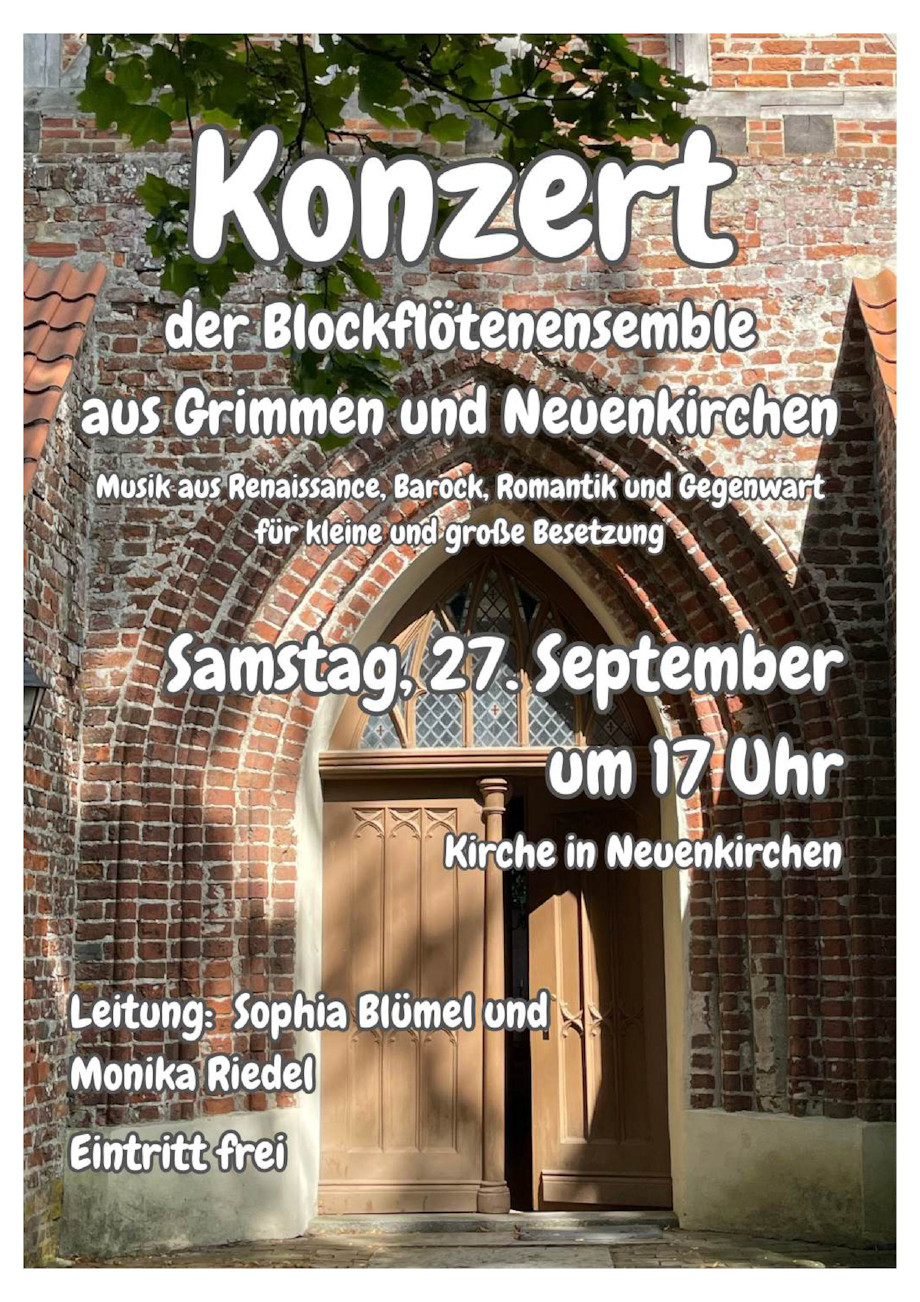 Blockfloetenkonzert 27 09 2025