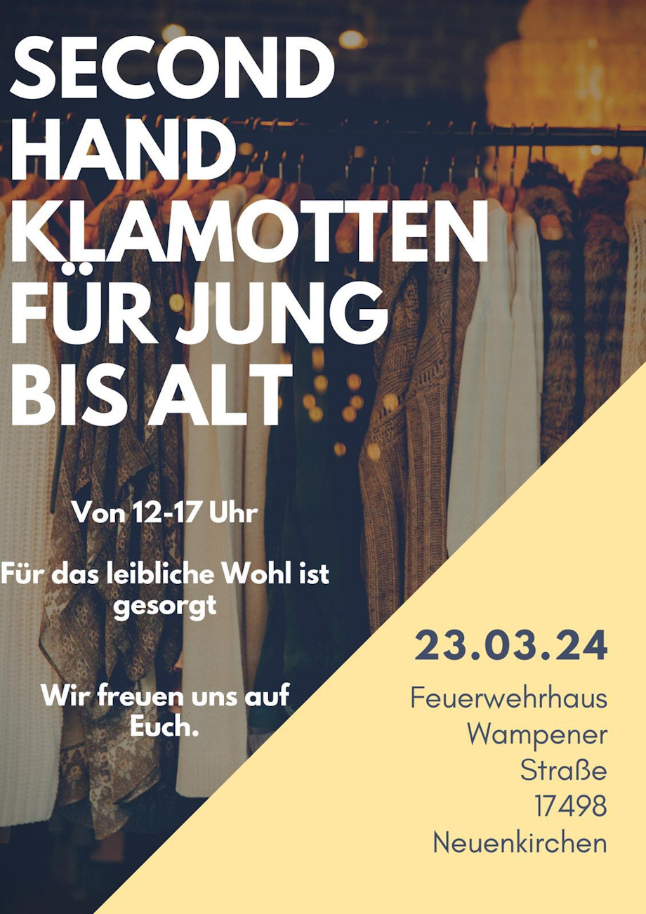 second hand flohmarkt