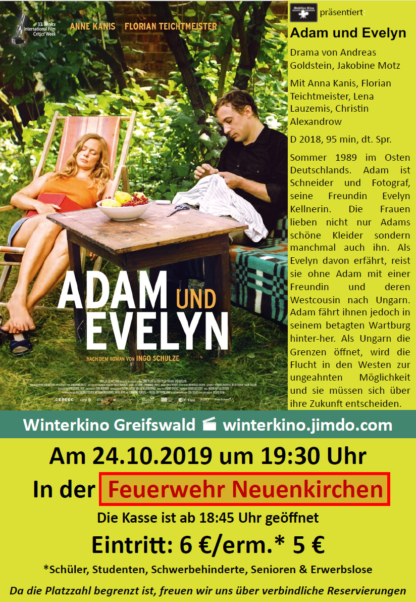 Adam und Evelyn Poster