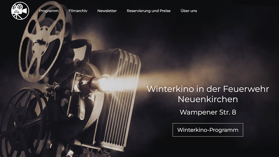 Winterkino Website